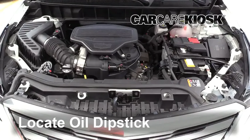 2018 Cadillac XT5 Premium Luxury 3.6L V6 Oil Check Oil Level